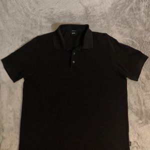 Hugo Boss Collar Shirt Men XL Black